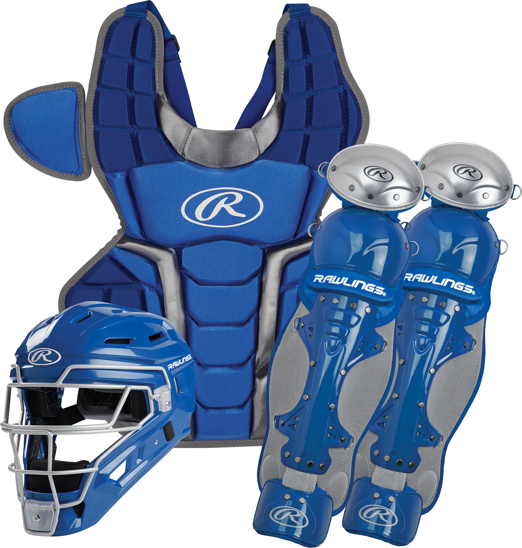 Rawlings Renegade 2.0 Baseball Catcher's Gear Set for Adults - Chest Protector, Leg Guards & Helmet - Perfect for Baseball Training & Games
