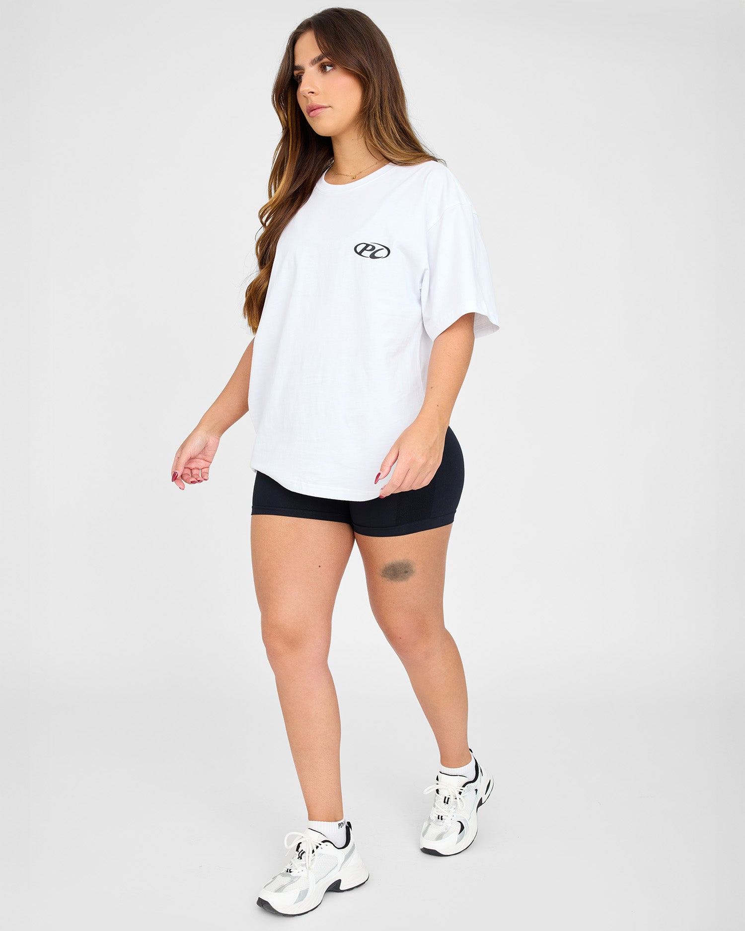 PL Oversized T-Shirt for Women - Soft Cotton Relaxed Fit Tee - Casual Streetwear & Loungewear for Everyday Comfort