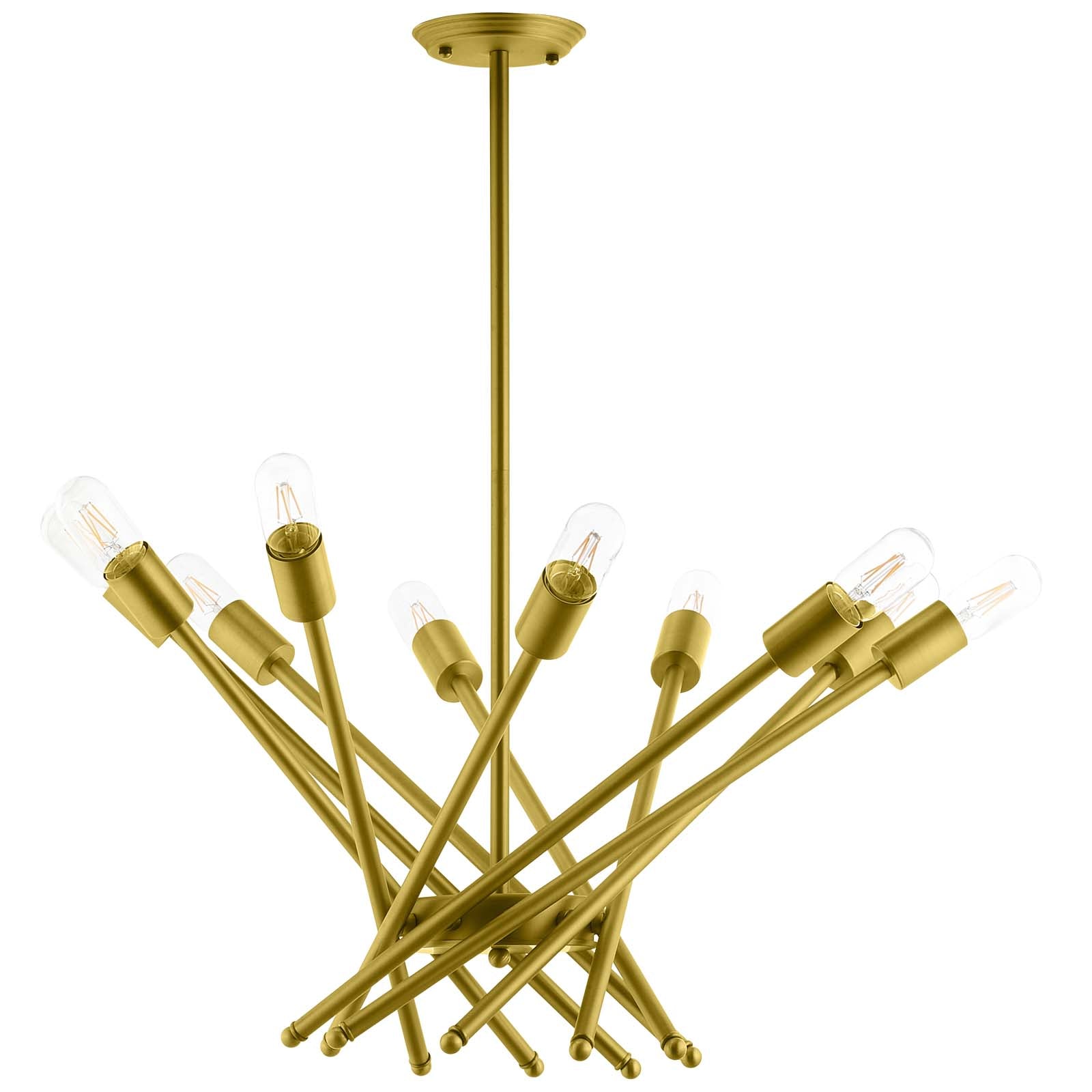 Cherish Brass Metal Pendant Light - Vintage Industrial Ceiling Fixture for Kitchen Island, Dining Room & Bedroom Lighting
