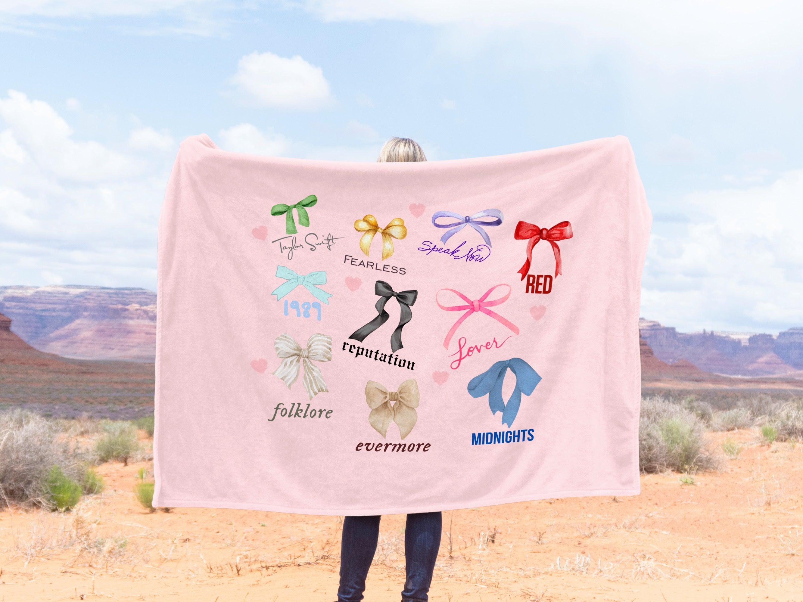 Cozy Soft Girl Swiftie Blanket - Taylor Swift Inspired Fleece Throw Blanket for Fans - Perfect for Bedroom, Couch & Concert Snuggling