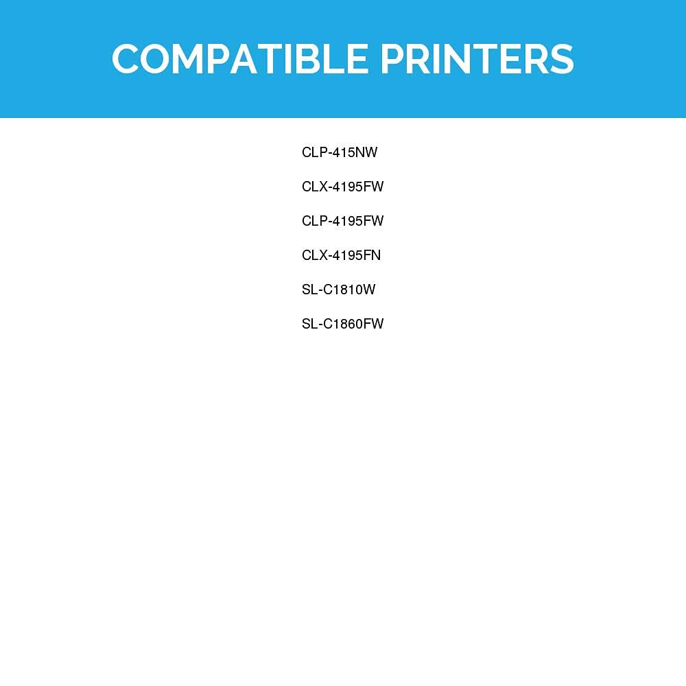 LD Compatible Toner Cartridge Replacement 10-Pack (4 Black, 2 Cyan, 2 Magenta, 2 Yellow) for Samsung CLT-504S & CLP-415NW Printers | High-Yield Printing for Office & Home Use
