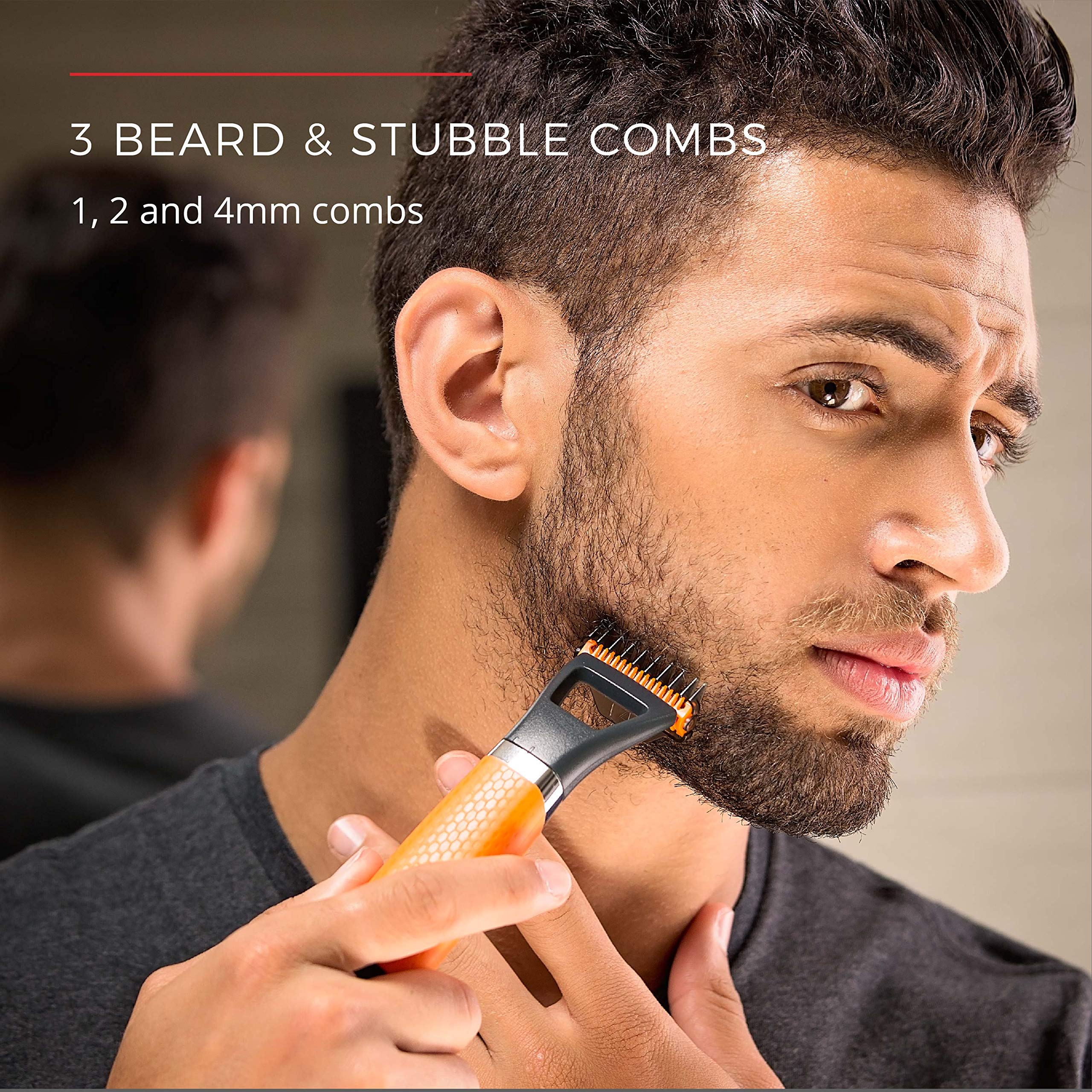 Remington DuraBlade Lithium Hybrid Trimmer and Edger - Cordless Beard & Hair Trimmer for Men with Precision Edging - Perfect for Home Grooming, Travel & Professional Use