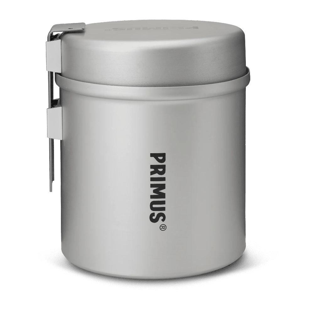 Primus Essential Trek Pot - Lightweight Camping Cookware for Backpacking, Hiking & Outdoor Adventures - Durable Aluminum Cooking Pot with Lid for Camping, Travel & Survival Gear