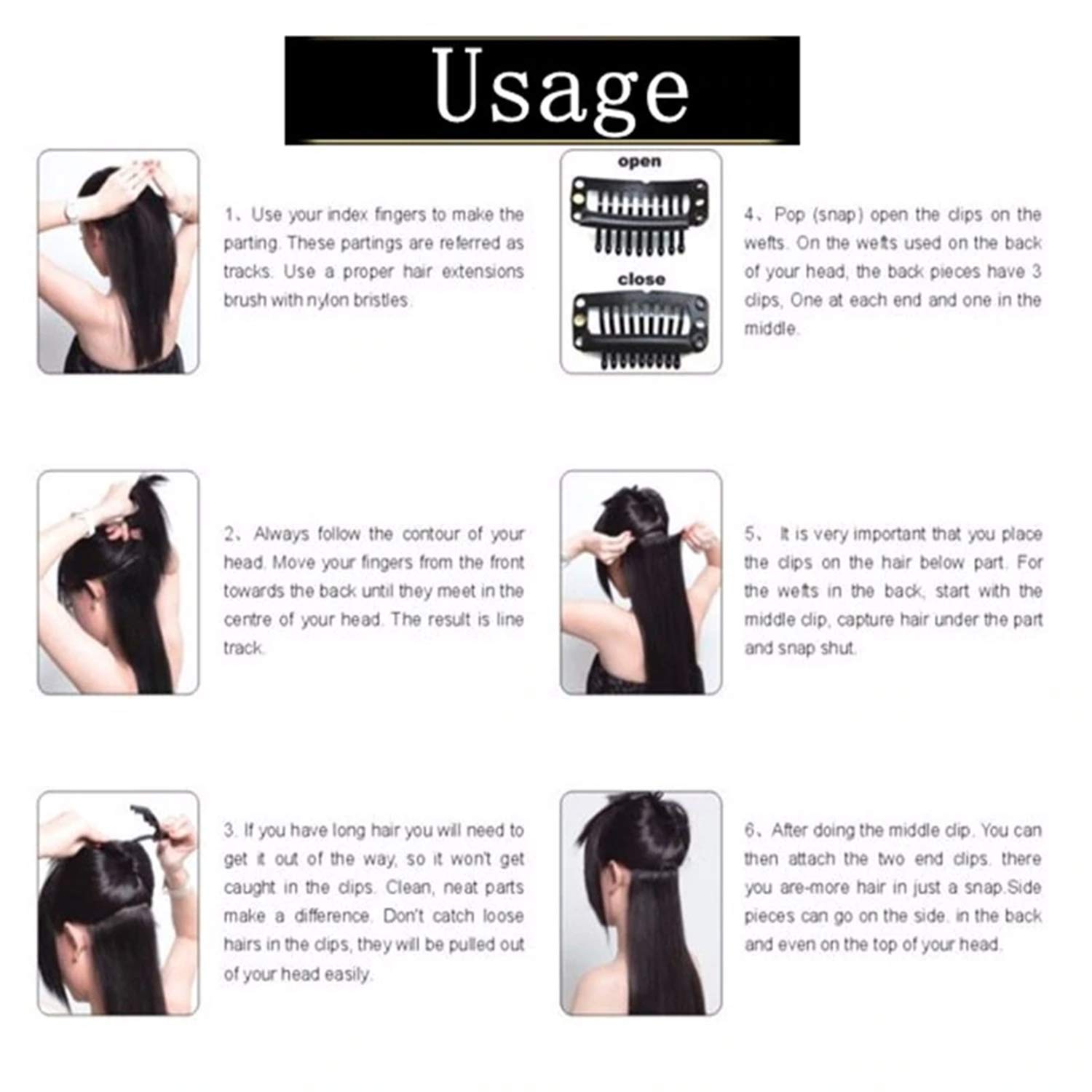 Kabello 24 Pcs Hair Extension Clips for Women & Men - Invisible Wig Clips, Hair Patch Clips, Secure Hair Fixing Clips (M17) - Perfect for Cosplay, Daily Styling & Hair Loss Solutions