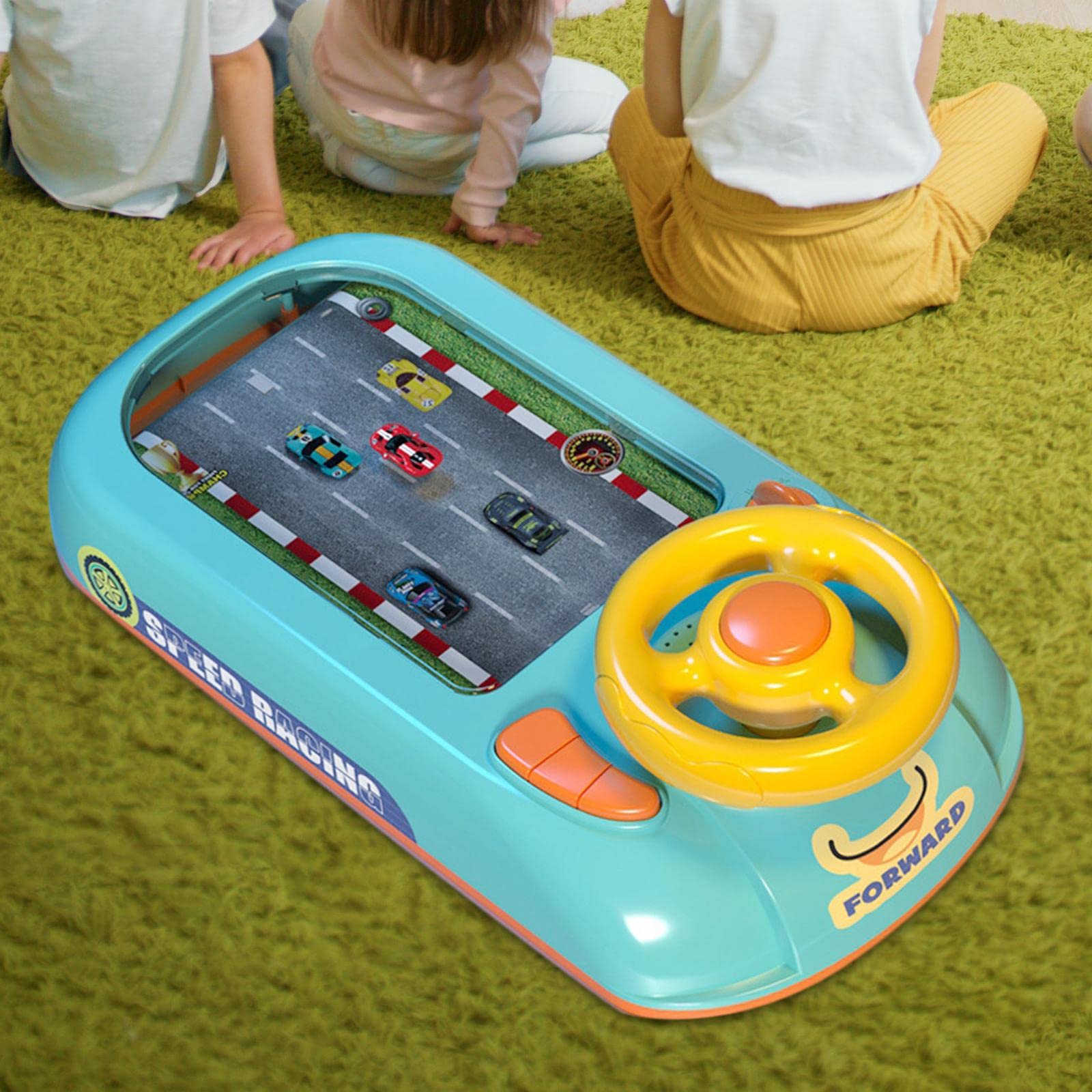 Realistic Simulation Steering Wheel Toy for Kids - Interactive Driving Game Gift for Boys & Girls - Perfect for Pretend Play, Adventure Games & Birthday Presents