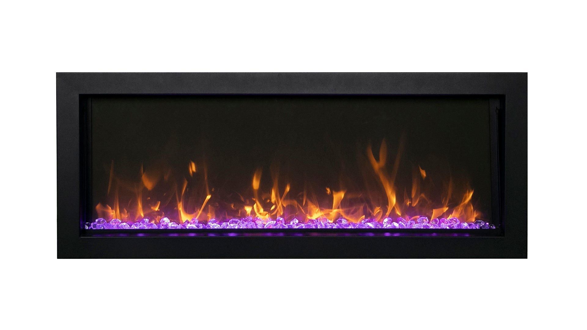 Amantii BI 88 SLIM OD Smart Indoor/Outdoor Linear Electric Fireplace - Modern Heating Solution for Living Rooms, Patios & Decks