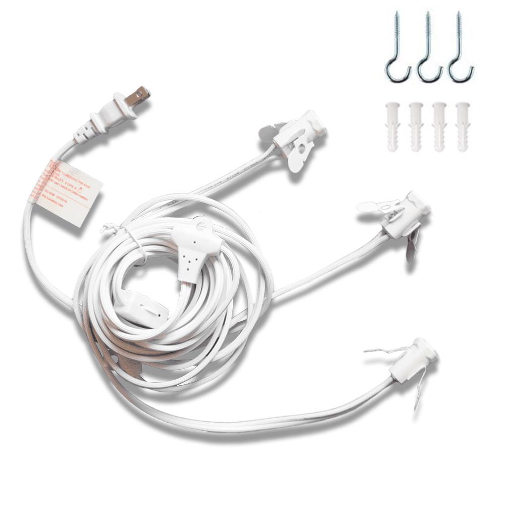 3 Pack White Winter Holiday Spirit 24