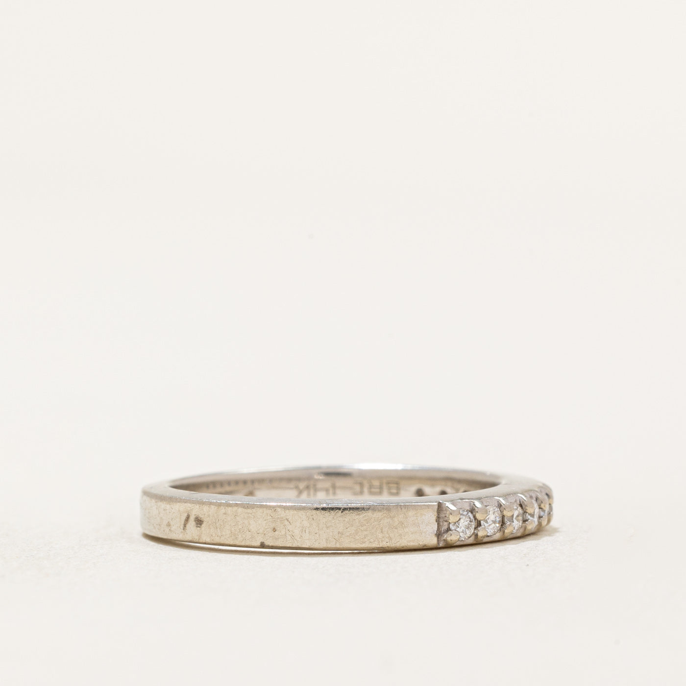 0.20ctw Semi Eternity Diamond Wedding Band Ring - Size 6 | Perfect for Engagement, Anniversary & Bridal Jewelry Gifts