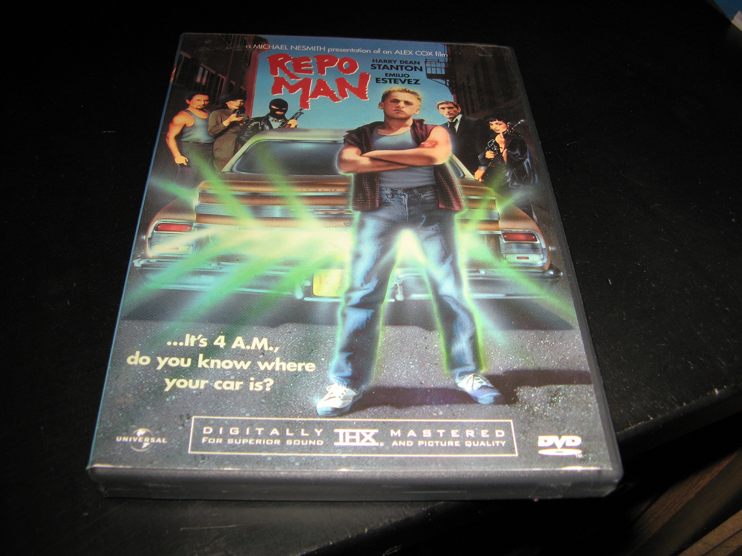 Repo Man [DVD] - Classic Cult Film for Movie Collectors & 80s Sci-Fi Fans - Perfect for Home Theater Nights & Retro Film Screenings