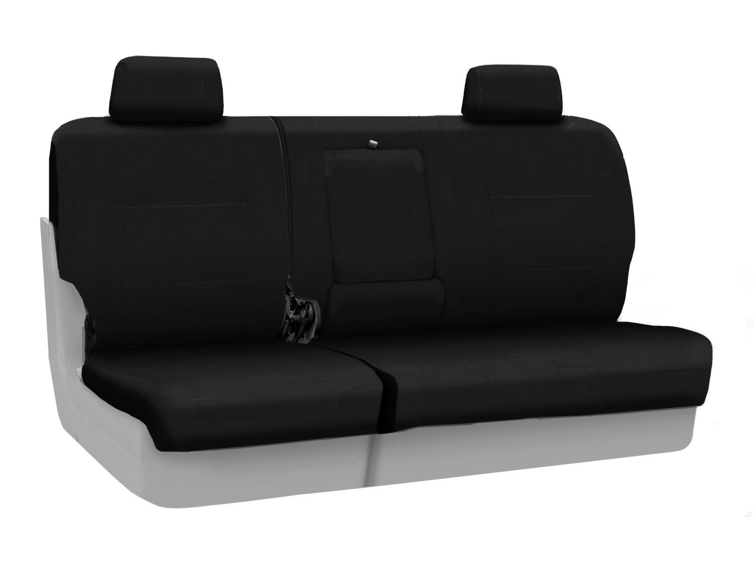 Coverking Custom Fit Rear 60/40 Bench Seat Cover for 2017-2022 Honda CR-V - Ballistic Nylon Black - Durable Protection for Pets, Kids & Spills - Perfect for Road Trips & Daily Commute