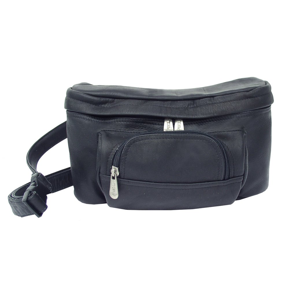 Best Waist Pack for Travel & Running - Durable Carry-All Waist Bag in Black (One Size Fits All) - Perfect for Hiking, Gym & Everyday Use