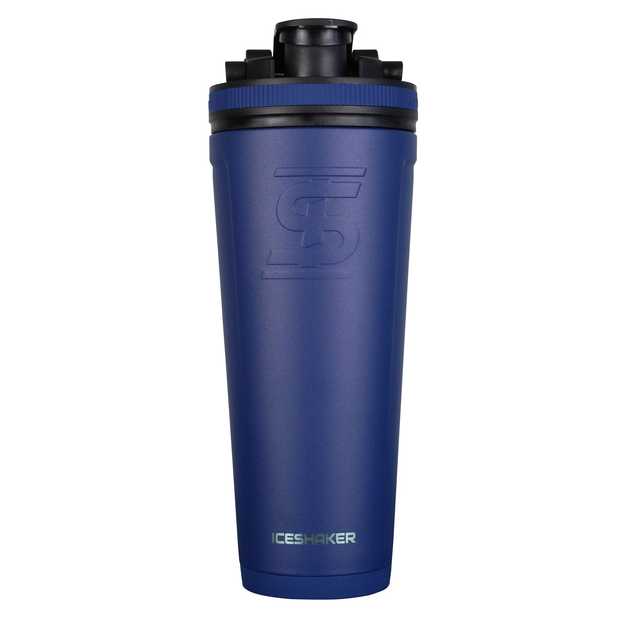 Nick The Mutant Walker Custom 36oz Insulated Stainless Steel Shaker Bottle - Navy Blue - Perfect for Protein Shakes, Gym Workouts & Post-Workout Recovery