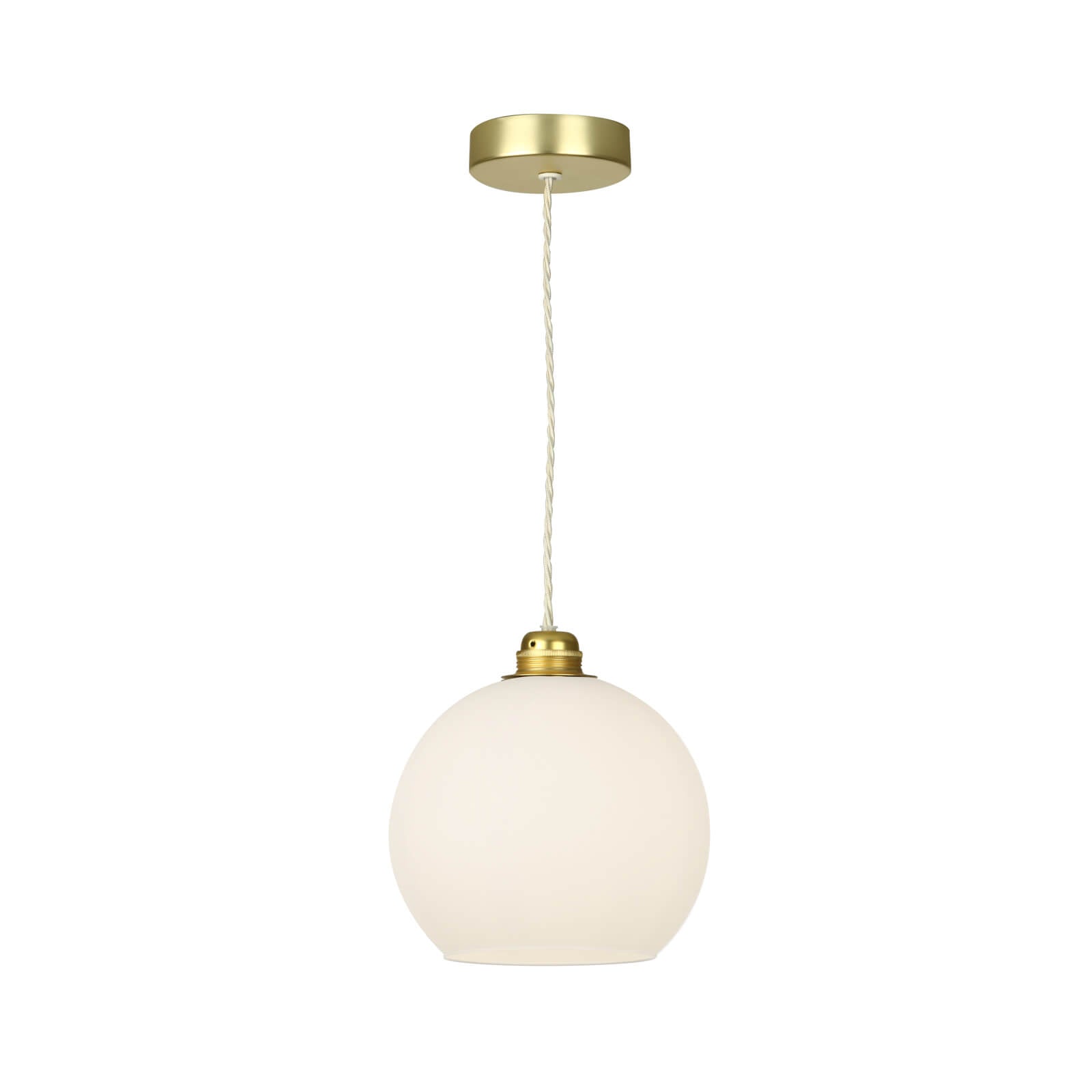 Apollo Single Pendant Light Fixture - Brushed Nickel, Oil Rubbed Bronze & Matte Black Finishes - Modern Ceiling Lighting for Dining Room, Bedroom or Entryway