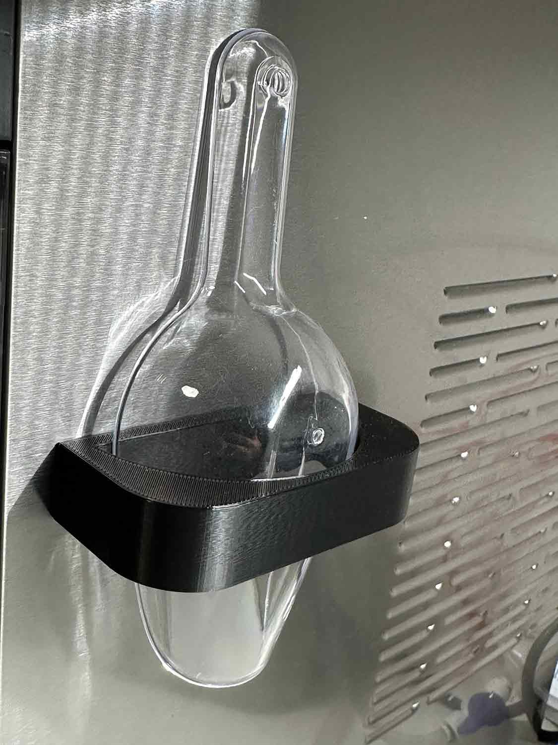 Magnetic Ice Scoop Holder for GE Opal Nugget Ice Makers - Black Standard Design | Perfect for Kitchen, Bar, and Outdoor Use with Your Ice Machine