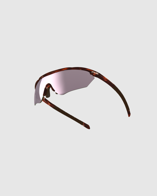 Phantom Sport Tortoise Rose Titanium Sunglasses - Polarized UV Protection for Running, Cycling & Outdoor Activities