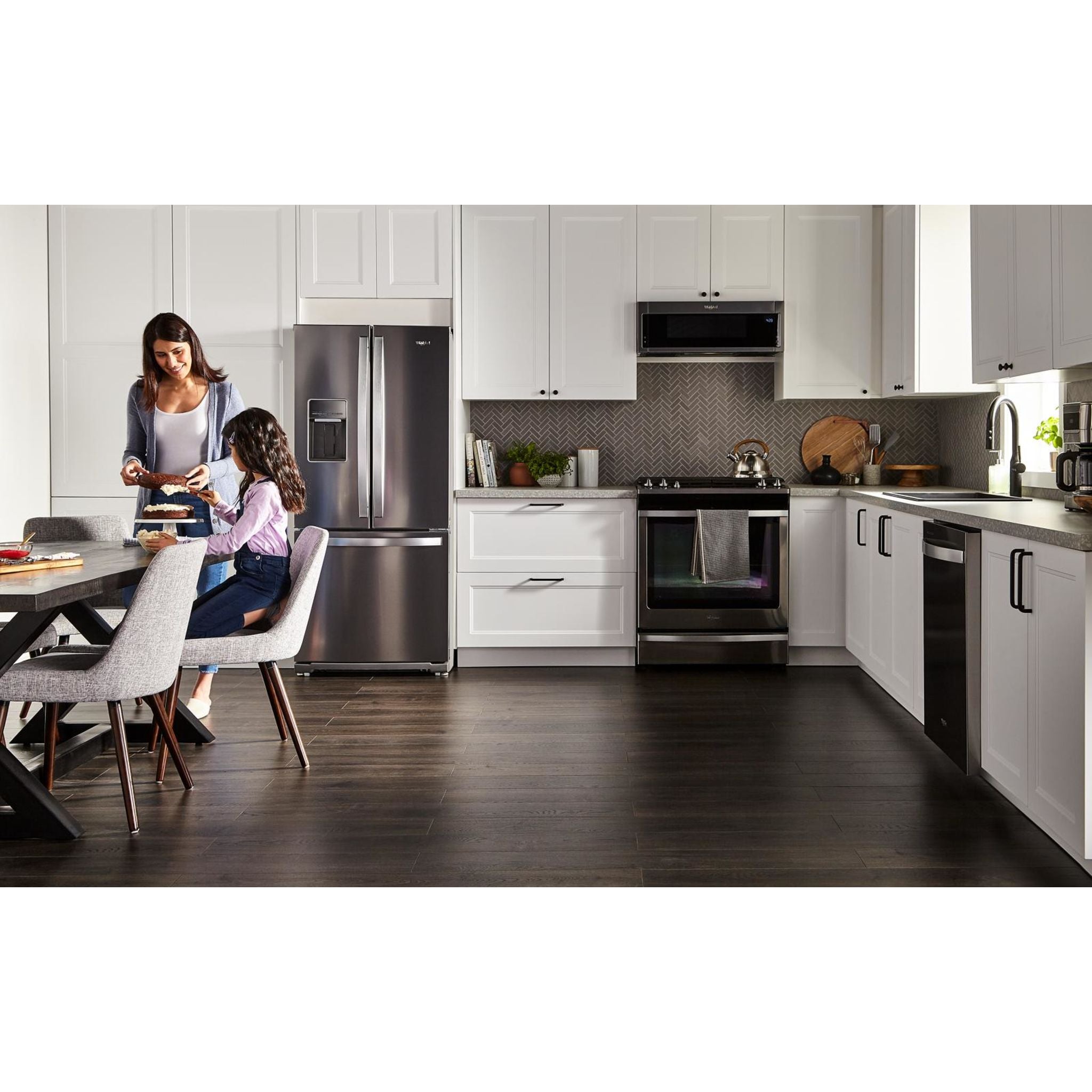 Whirlpool WRF560SEHZ 36 Inch French Door Refrigerator - Fingerprint Resistant Stainless Steel, Energy Star Certified, Large Capacity Fridge for Modern Kitchen & Family Use