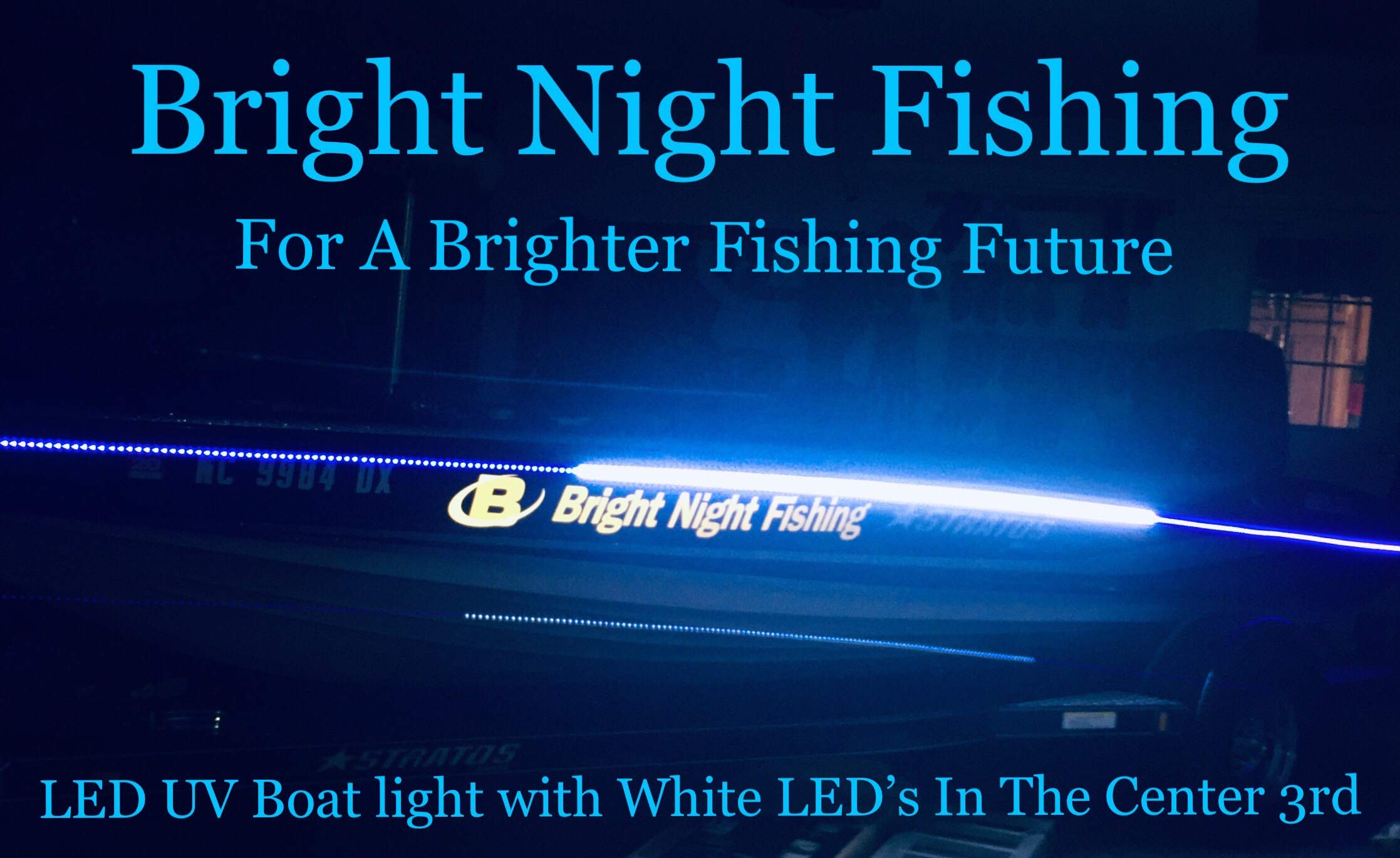 Bright Night 16 Foot UV Blacklight Party Lights - Perfect for Halloween, Glow Parties & Neon Decorations