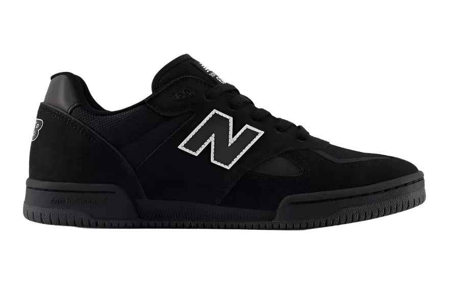 New Balance Numeric 600TER Skate Shoes for Men - Black/White - Lightweight & Durable for Street Skating & Casual Wear