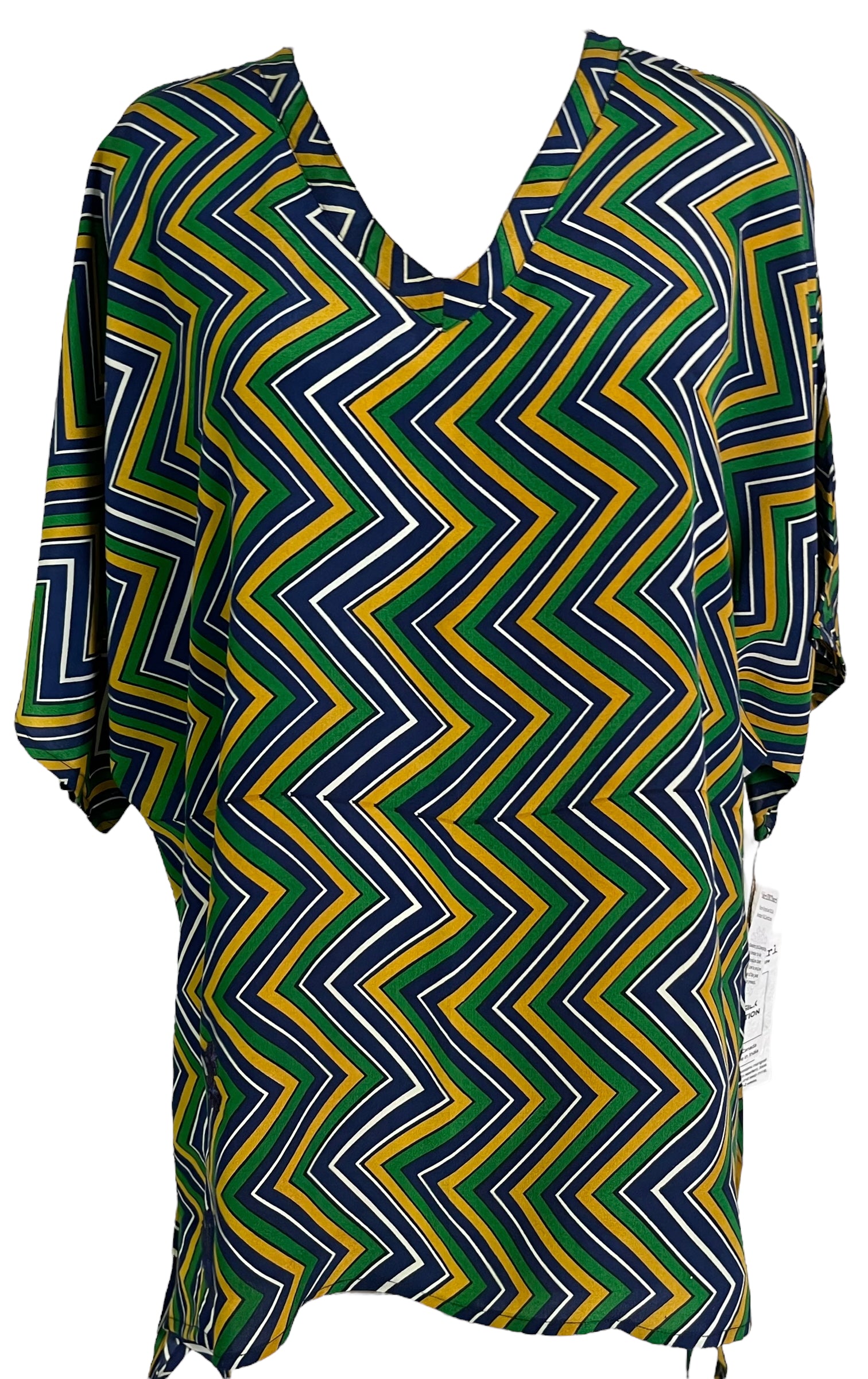Wabi Sabi Pure Silk Long Tunic with Side Ties - Elegant Boho Blouse for Women | Perfect for Casual Wear, Beach Cover-Up & Special Occasions