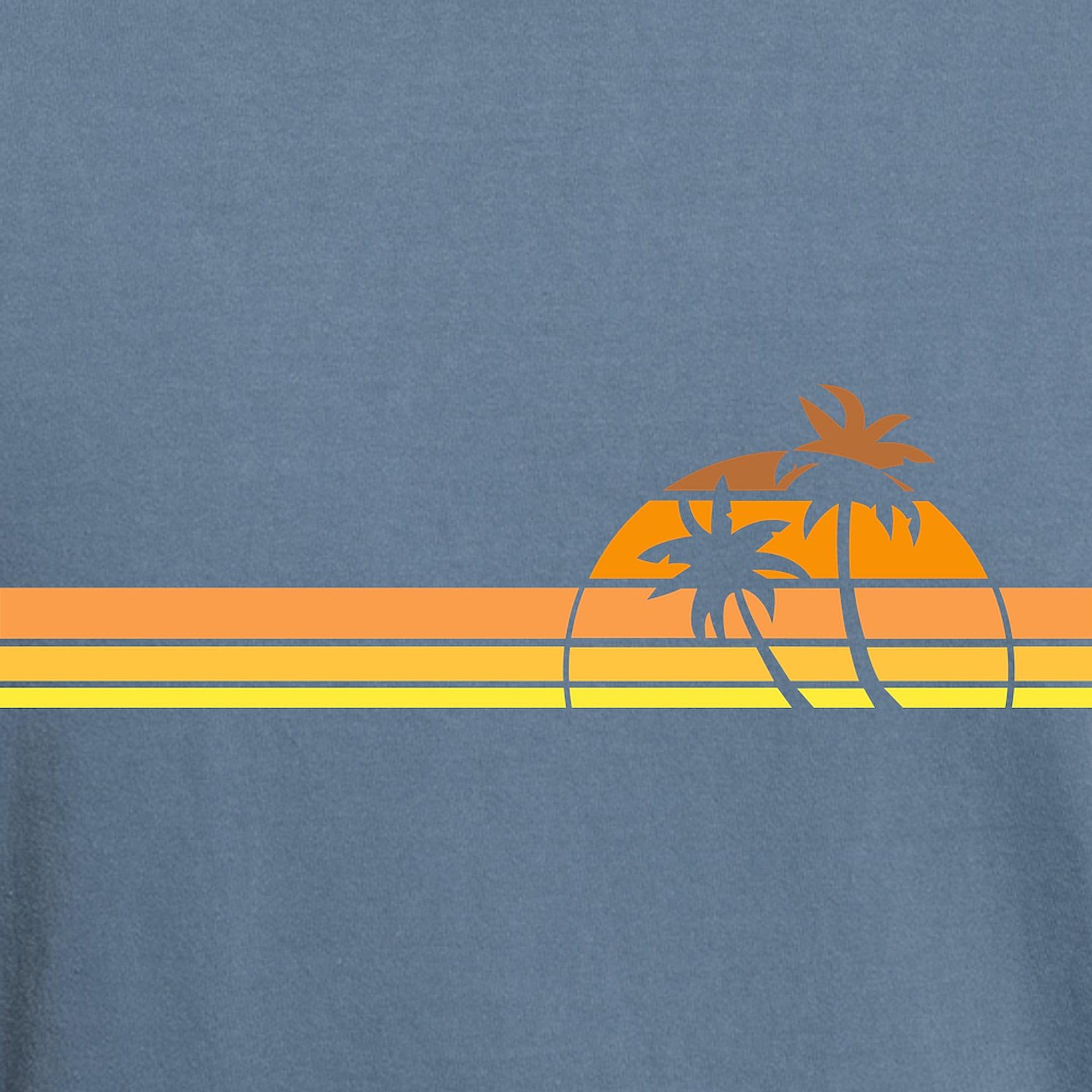 Men's Comfort Colors White Beach T-Shirt - Soft Cotton Casual Tee for Summer Vacations, Surfing & Outdoor Activities