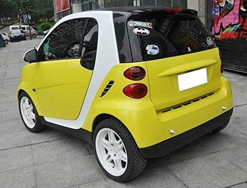 2-Pack Silver Bumper Protector Spikes Guards for Smart Car - Front & Rear Protection Against Scratches & Dents