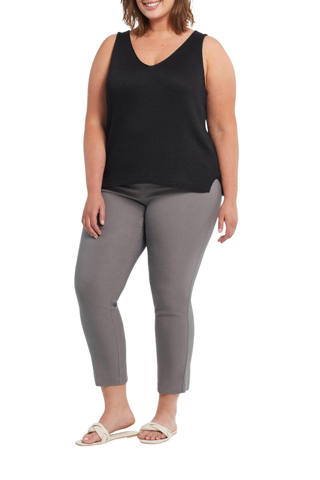 Tribal Women's Flatten Pull-On Ankle Pants for Casual Wear