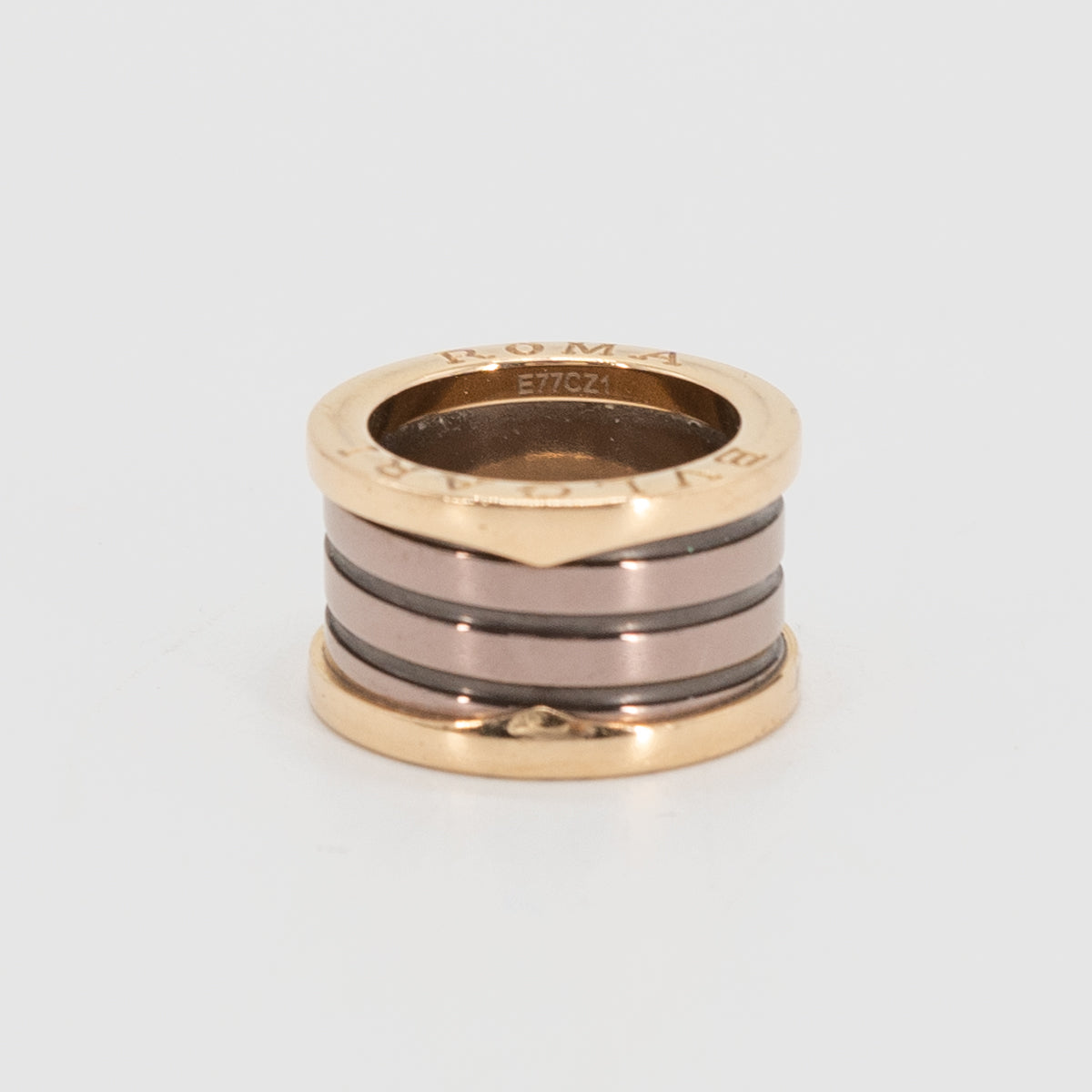 Bvlgari B.zero1 Ring in Bronze - Size 48, Luxury Italian Jewelry for Women, Perfect for Weddings, Anniversaries & Special Occasions
