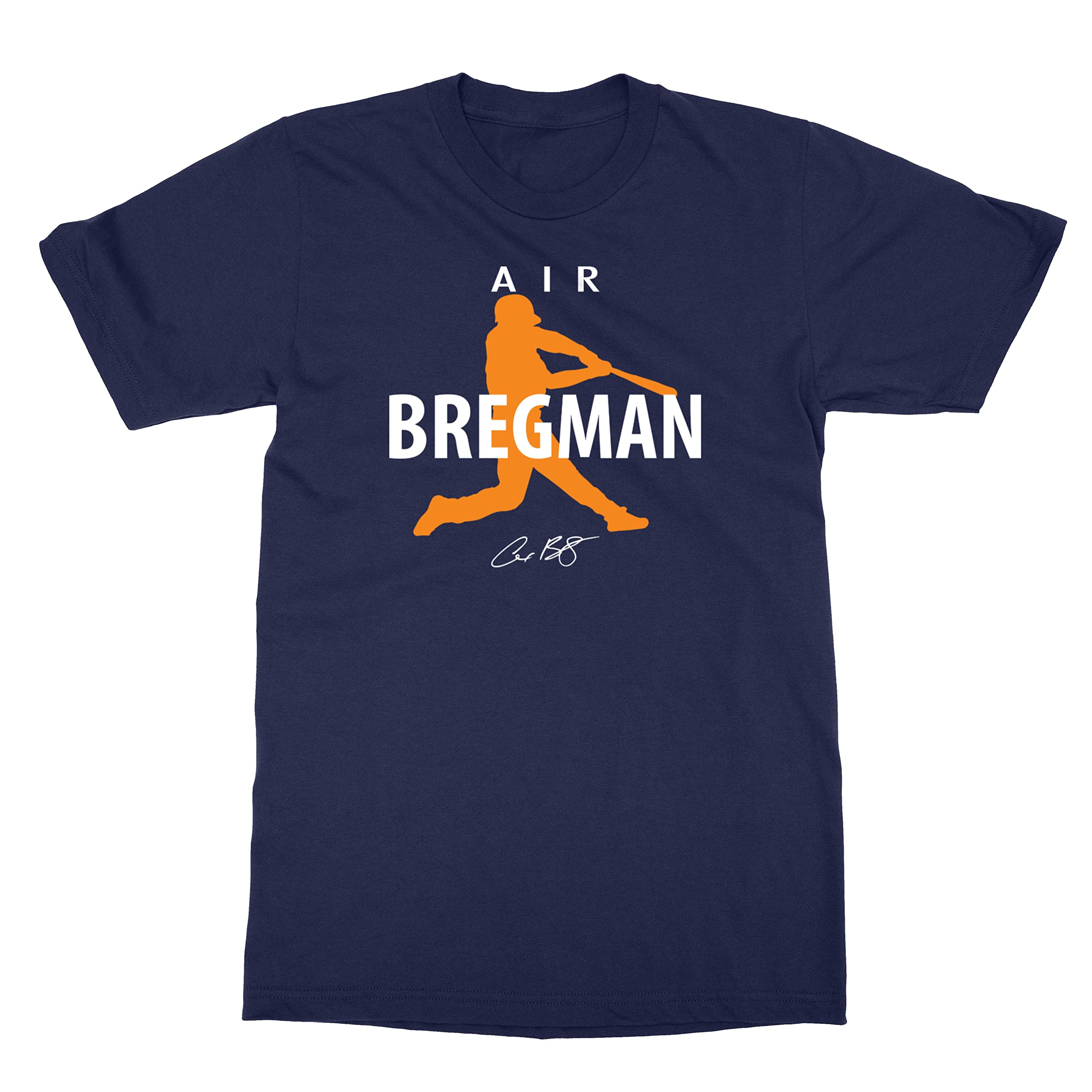 KING THREADS Alex Bregman Houston Astros Baseball Jersey T-Shirt for Men & Women - Comfortable Unisex Tee for Fans, Players & Casual Wear (Navy Blue, 4XL)