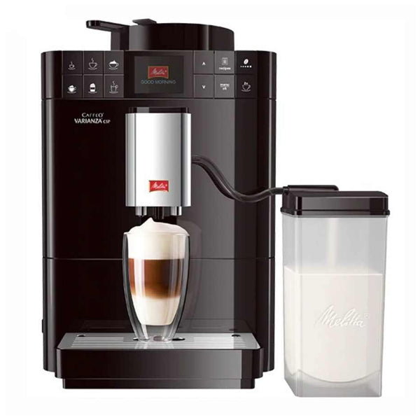 Melitta Varianza CSP Automatic Coffee Machine - Programmable Espresso Maker with Milk Frother for Home & Office Use - Perfect for Morning Brews & Entertaining Guests