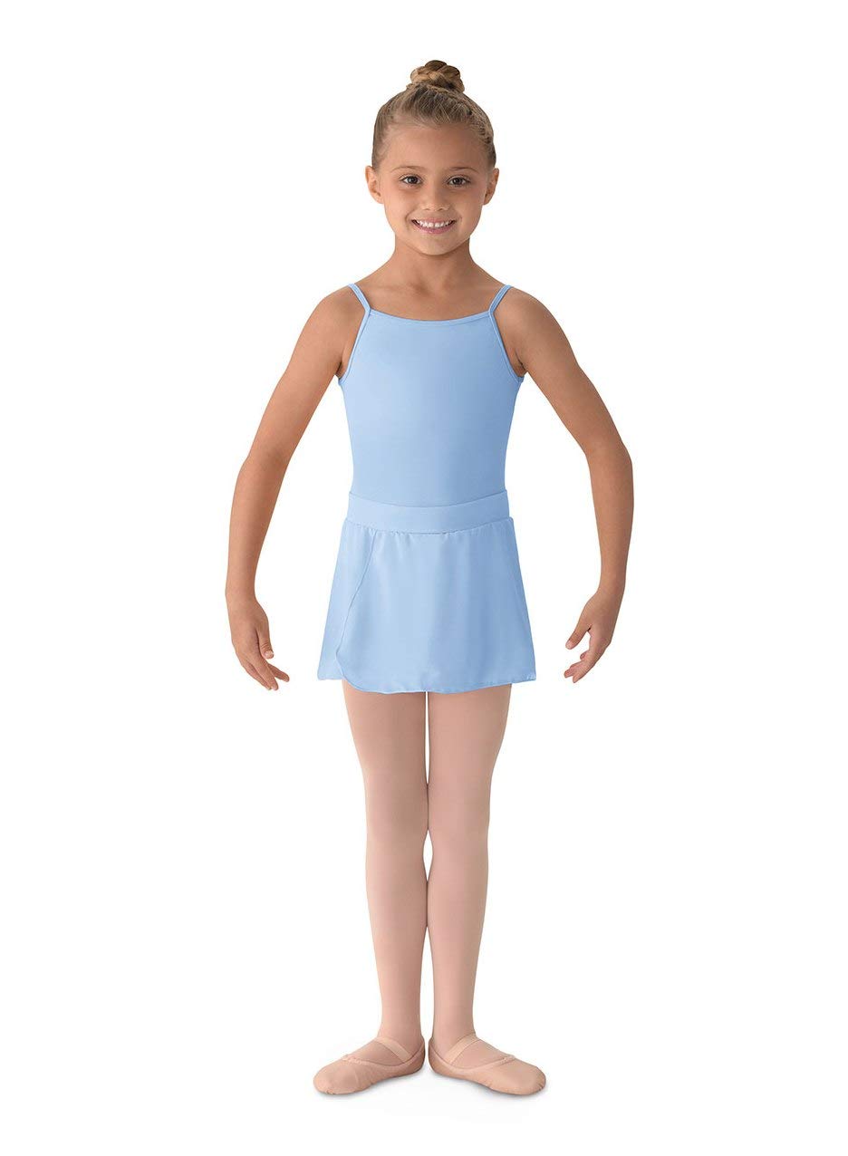 Mirella Girls Georgette Mock Wrap Skirt - Elegant Flowy Skirt for Kids | Perfect for School, Parties & Special Occasions