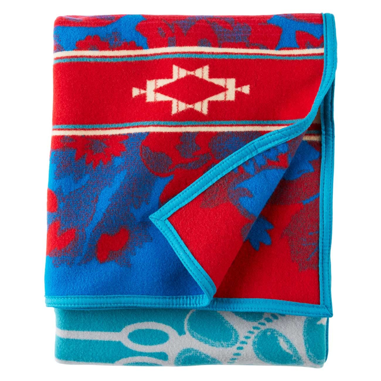 PENDLETON Gather Blanket - Premium Wool Throw for Cozy Home, Camping & Outdoor Adventures - Soft & Warm Plaid Design for Couch, Bed & Picnics