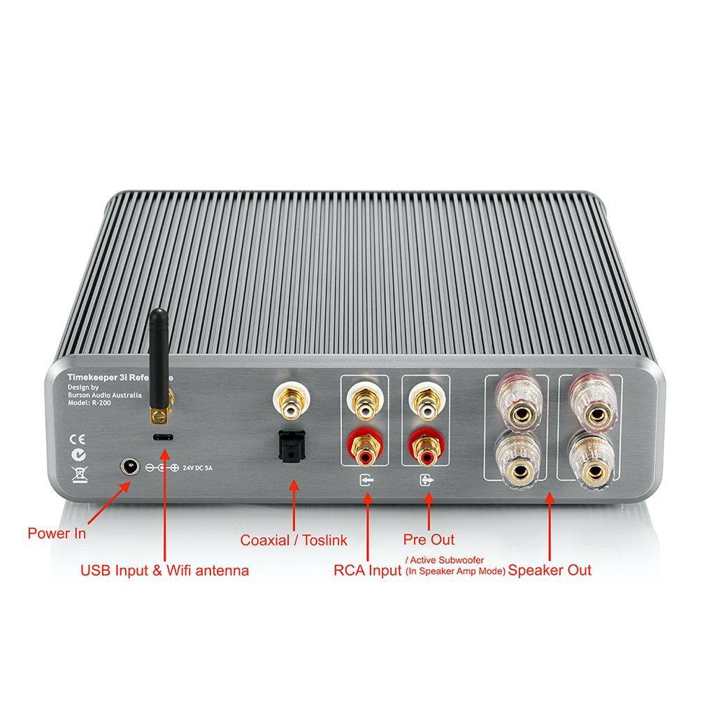 Burson Audio Timekeeper 3i Reference Integrated Amplifier & DAC - High-End Audio System for Home Theater & Music Listening