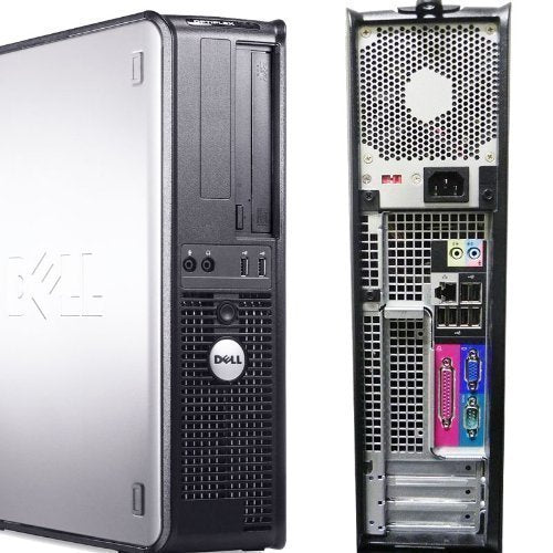 Dell Optiplex Desktop Computer with Windows 10, 17-inch Monitor, Keyboard & Mouse - 8GB RAM, 500GB HDD - Perfect for Home Office & Business Workstations