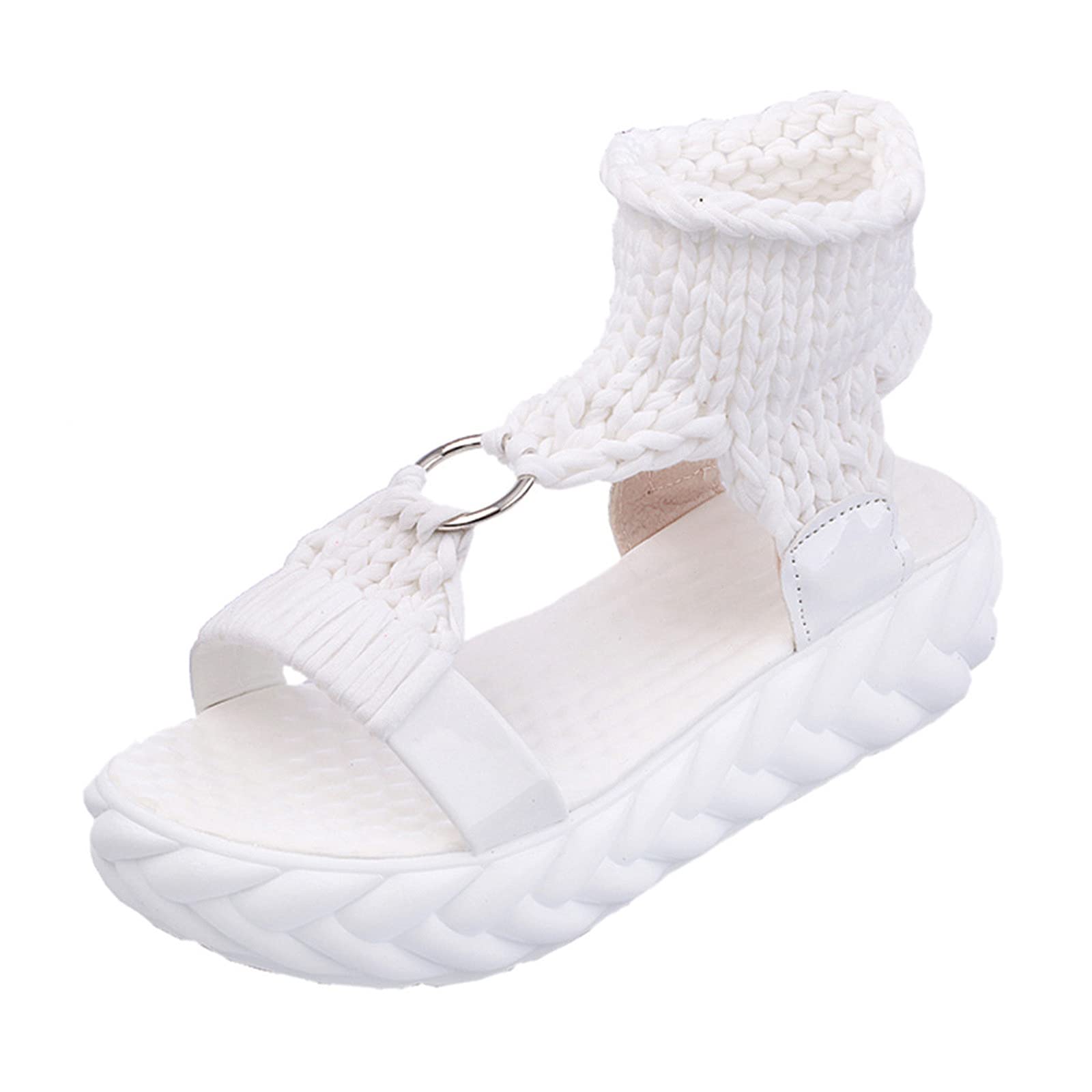AYASO Women's Breathable Slip-On Mule Slippers - Comfortable Indoor/Outdoor Sandals with Chain Detail for Home, Office & Travel