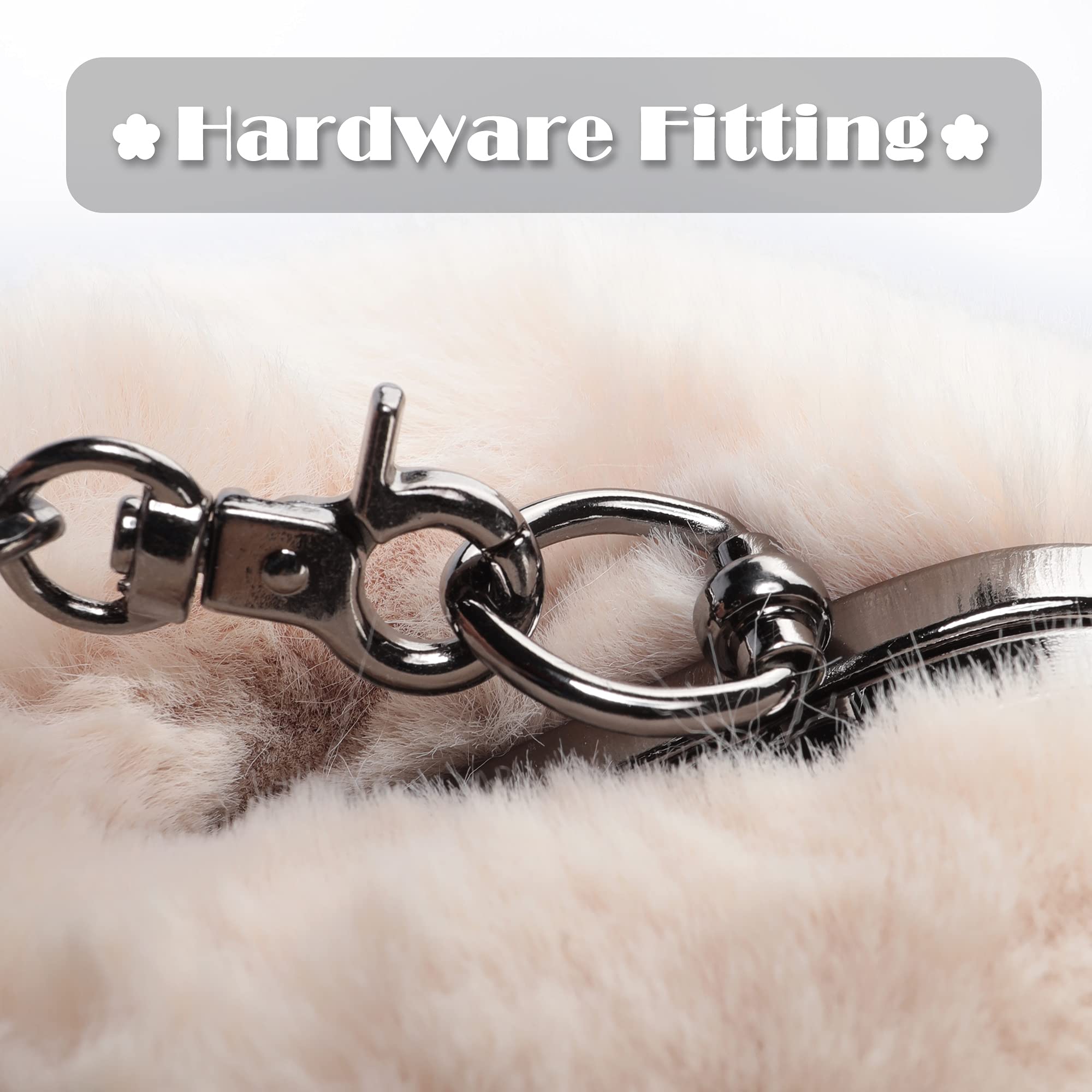 Luxury Faux Fur Purse for Women - Rhinestone Shoulder Bag & Fluffy Evening Clutch Crossbody Bag | Elegant Party, Wedding, Prom & Night Out Accessory