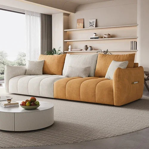 Luxury Designer Sectional Sofa Set - Modern Living Room Furniture for Home & Office - Perfect for Relaxing, Entertaining & Stylish Decor