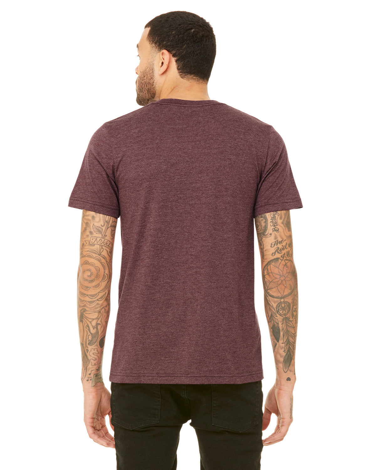 Bella + Canvas 3001CVC Unisex Heather CVC Crew Neck T-Shirt - Soft Cotton Blend Tee for Men & Women - Perfect for Casual Wear, Screen Printing & Everyday Comfort