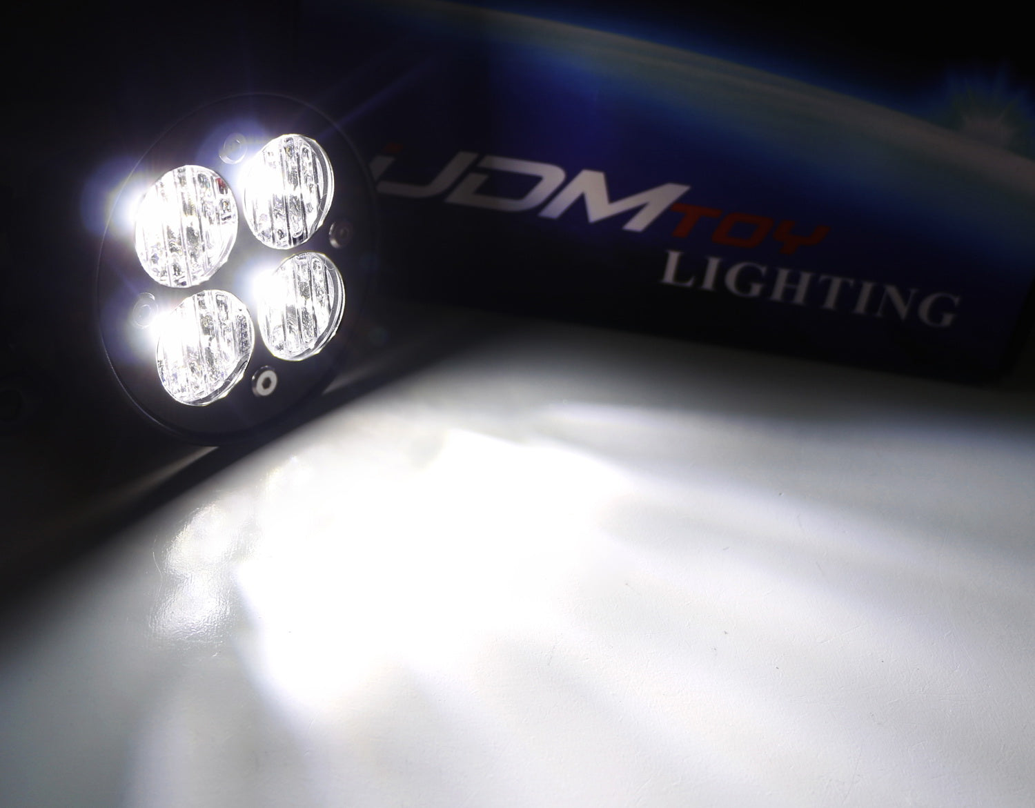 2016-2023 Toyota Tacoma LED Fog Lights Kit - White Wide Angle SAE Flood Beam with Clear Lens for Enhanced Visibility in Rain, Fog & Off-Road Driving