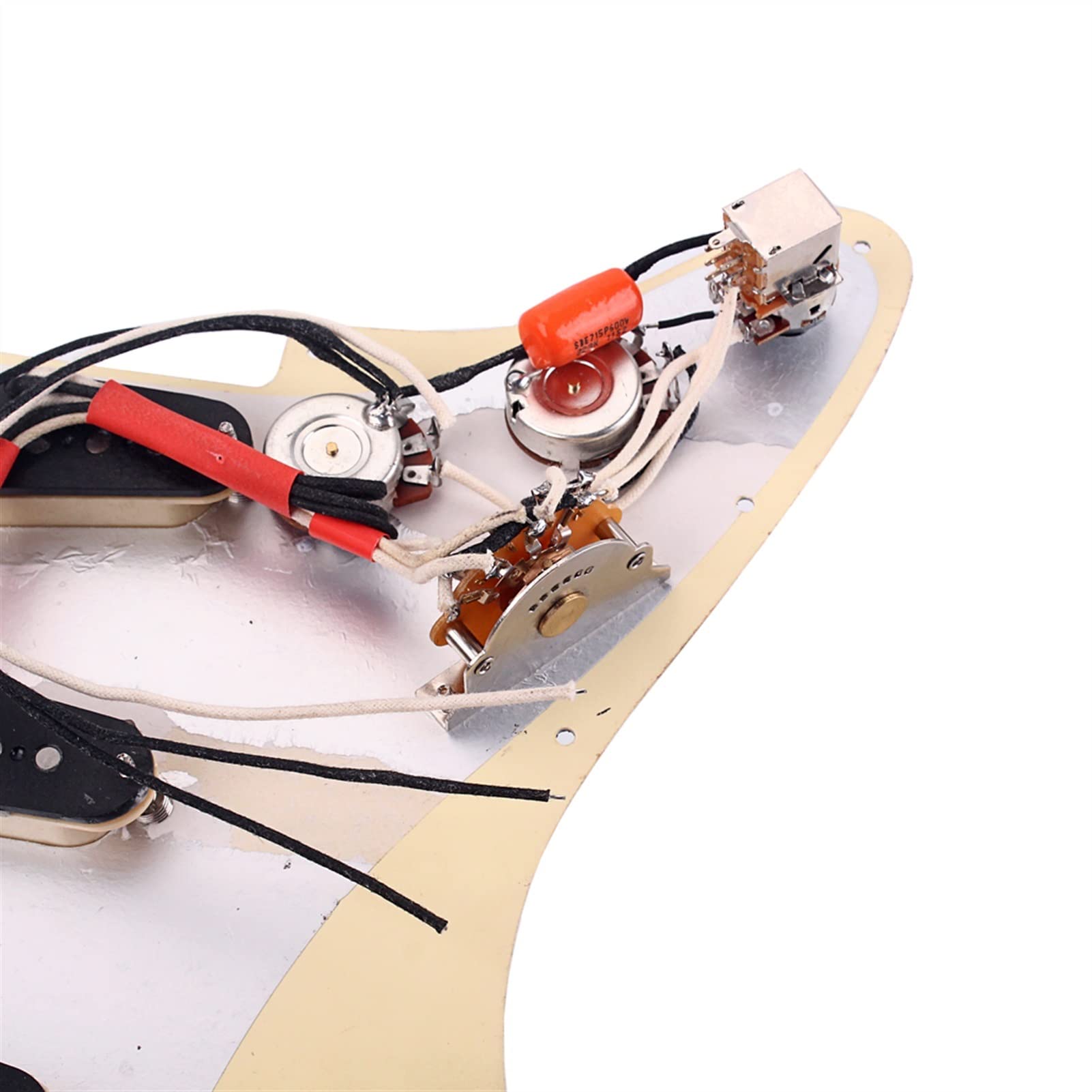 Fender Stratocaster Prewired Loaded SSS Pickguard with Alnico V Pickups – Ready to Install for Enhanced Guitar Tone | Perfect for Upgrades, Repairs & DIY Projects