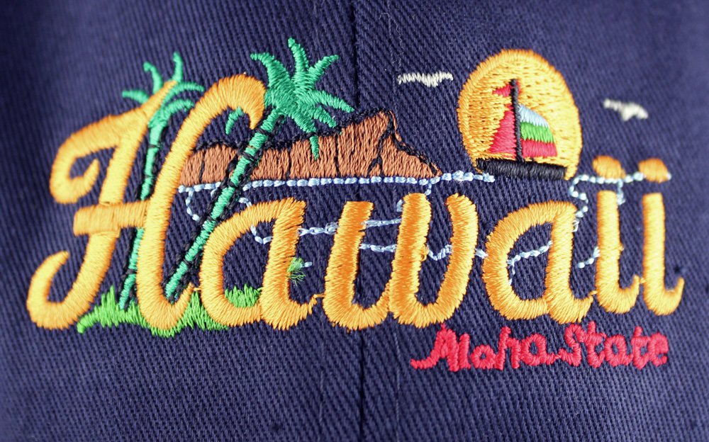 Embroidered Hawaii Aloha State Diamond Head Baseball Cap - Stylish Unisex Sun Hat for Beach Vacation, Surfing & Outdoor Activities
