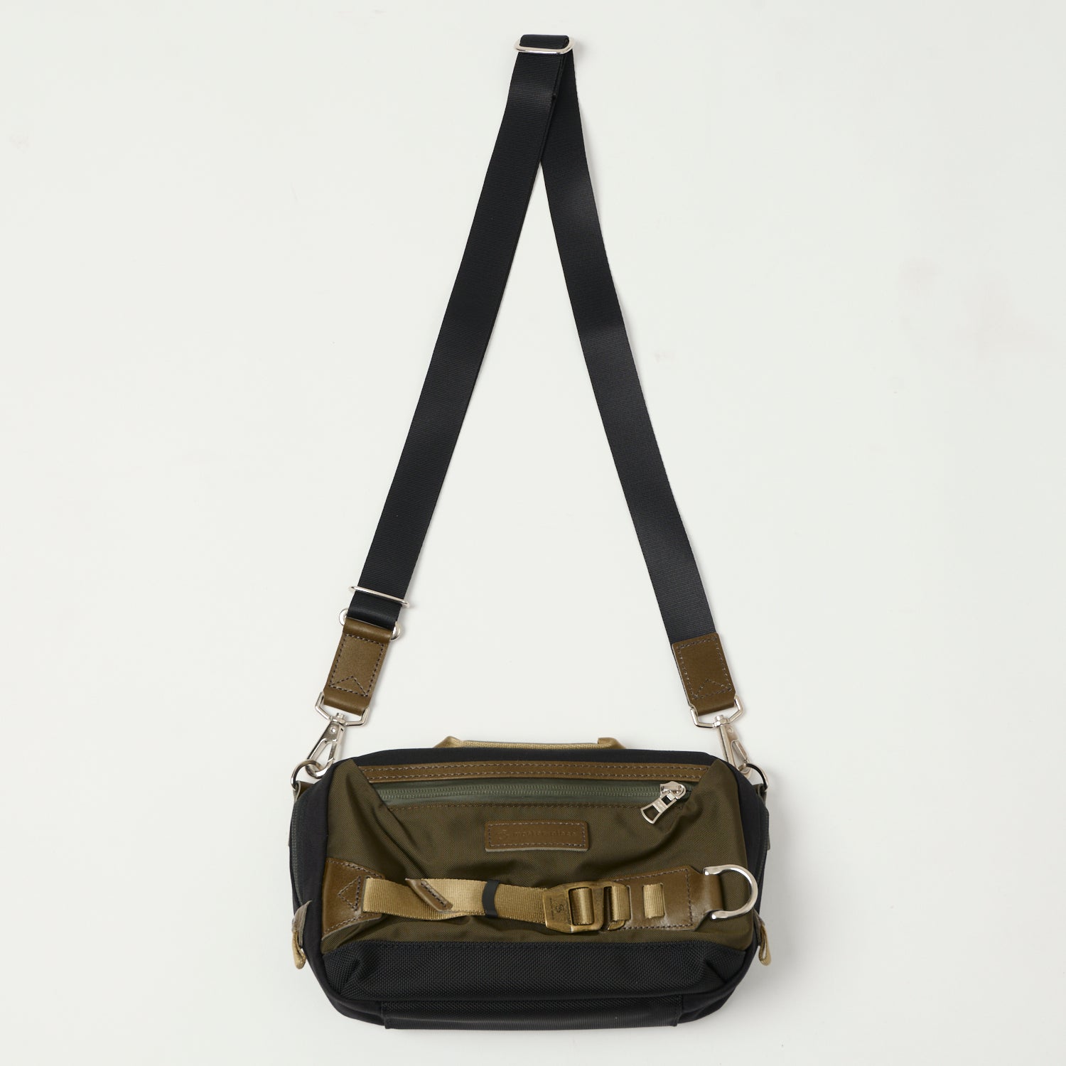 Master Piece 01757 V3 Potential 2-Way Mini Shoulder Bag - Olive Green Crossbody Purse for Women | Perfect for Travel, Work & Everyday Use