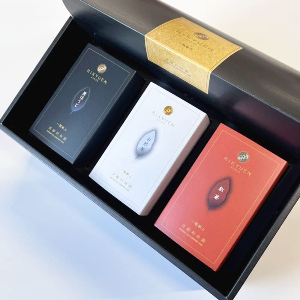 Premium Kyoto Rikyu Gardens Tea Gift Set - White, Black & Red Tea Collection (Asamiya Assortment) | Japanese Loose Leaf Tea Bags | Perfect for Home, Office & Gifting | Traditional Tea Ceremony & Relaxation