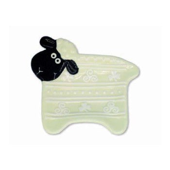 Ceramic Sheep Teapot Teabag Holder - Cute Animal Tea Infuser & Tea Bag Rest for Loose Leaf Tea - Perfect for Tea Lovers, Kitchen Decor & Gift Idea