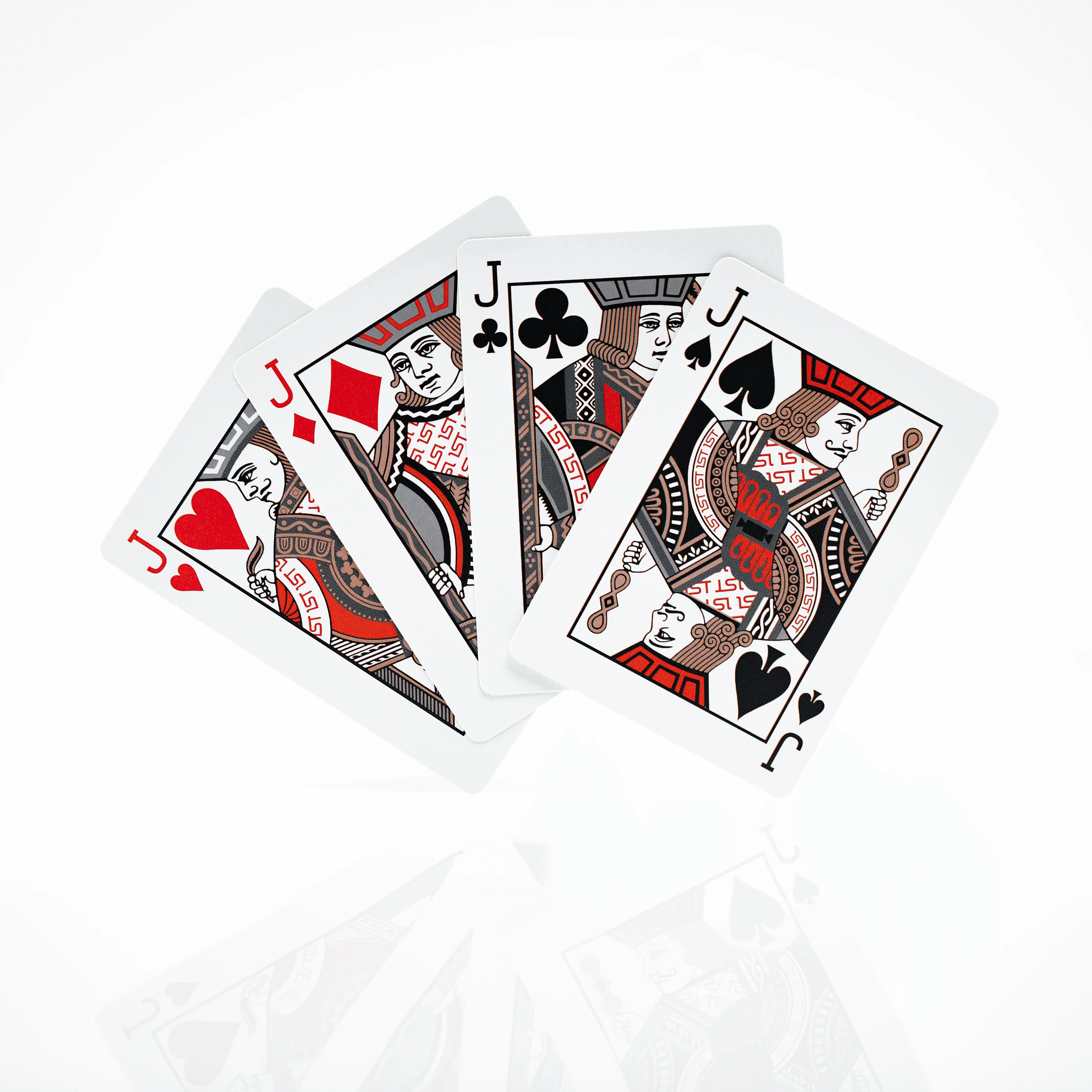Premium 1ST Playing Cards V4 - Black Deck for Poker, Magic Tricks & Cardistry | Perfect for Professional Card Players & Collectors
