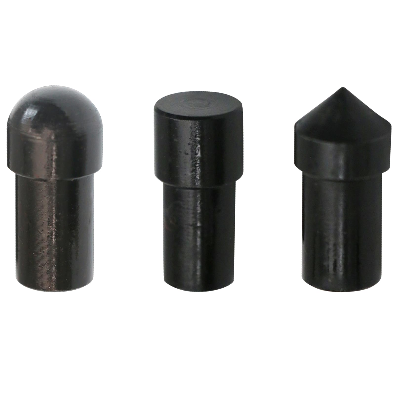 3-Piece Arbor Press Drift Set - Flat, Pointed & Round Drifts for Manual Arbor Press | Perfect for Metalworking, Jewelry Making & DIY Projects