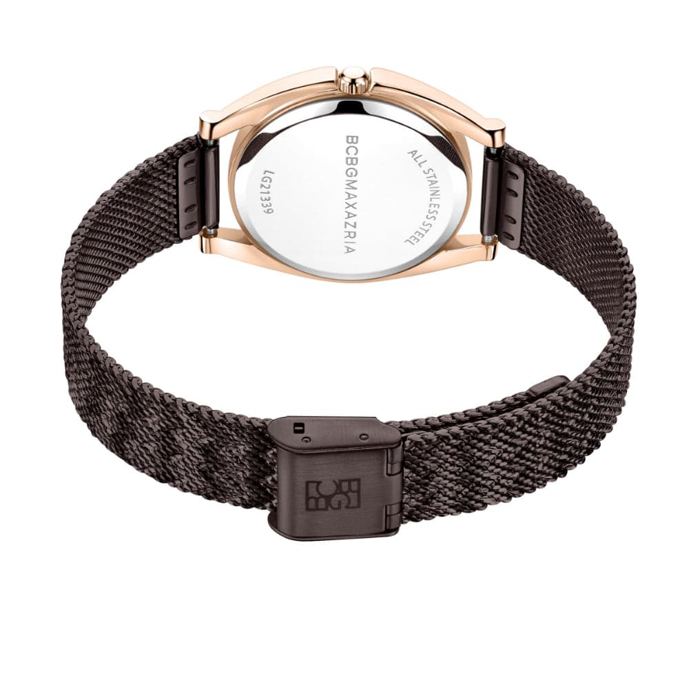 BCBGMAXAZRIA BAWLG2133902 Rose Gold Stainless Steel Women's Watch - Elegant & Durable Timepiece for Work, Parties & Everyday Wear