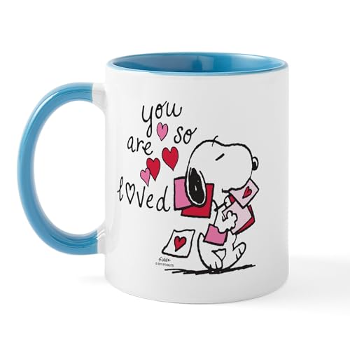 White/Blue Inside - Snoopy You Are So Loved Mug