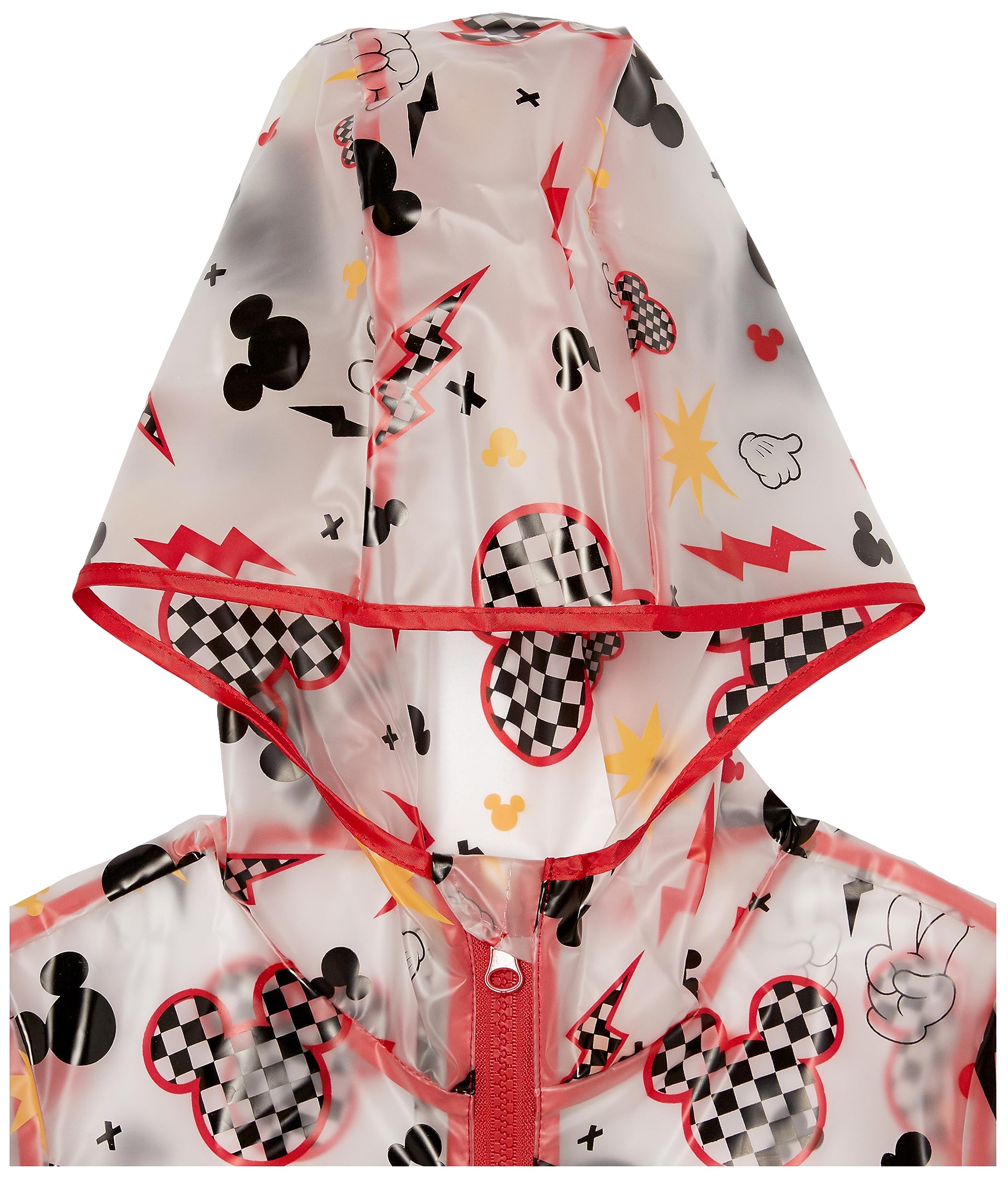 Disney Minnie Mouse & Mickey Mouse Raincoat, Princess & Paw Patrol Waterproof Jacket for Boys Girls 2-7 Years - Perfect for School, Outdoor Play & Rainy Day Adventures