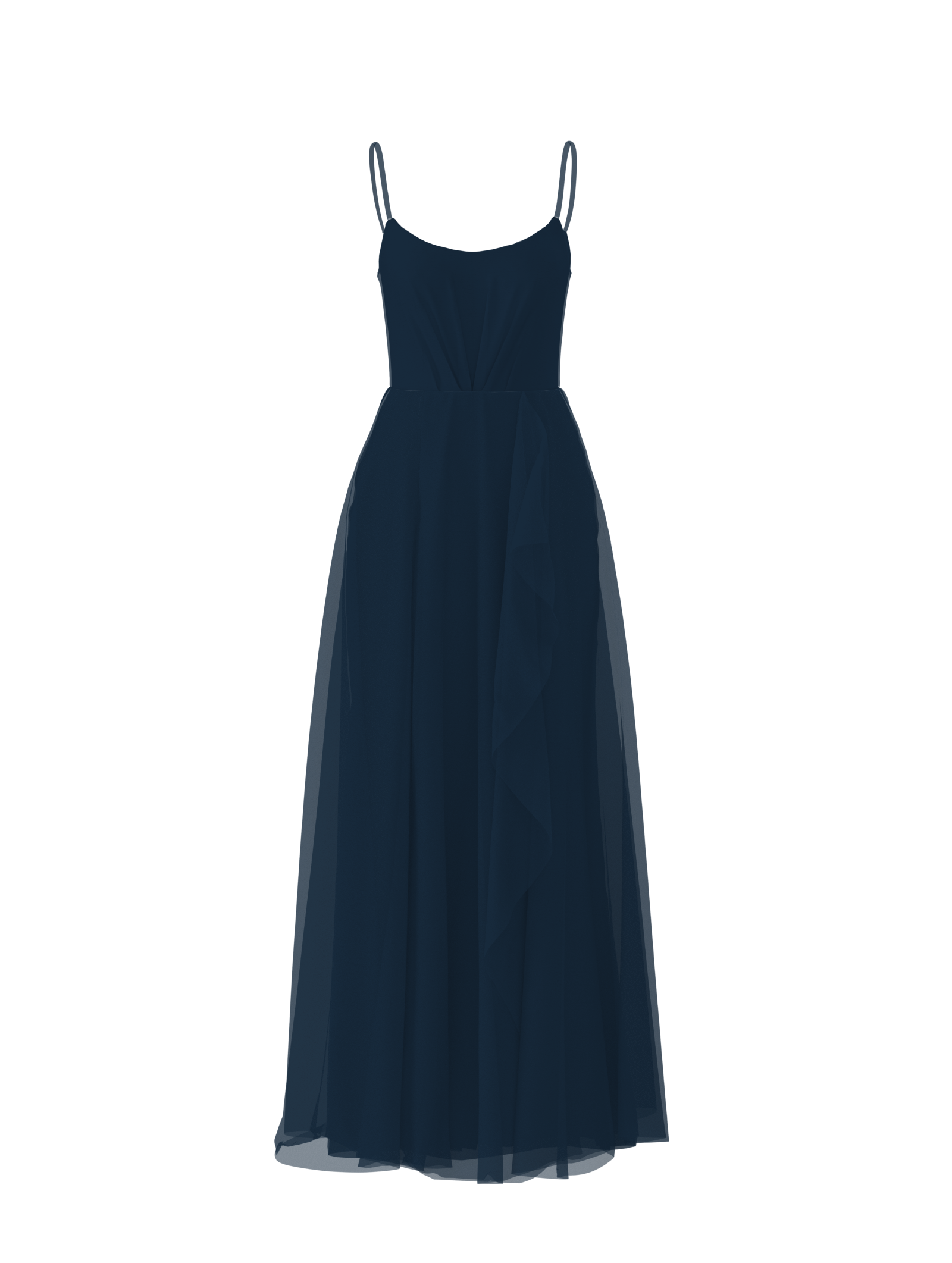Campbell Navy Bodice & Jaycie Navy Skirt Set - Elegant Matching Outfit for Parties, Dances, and Special Occasions