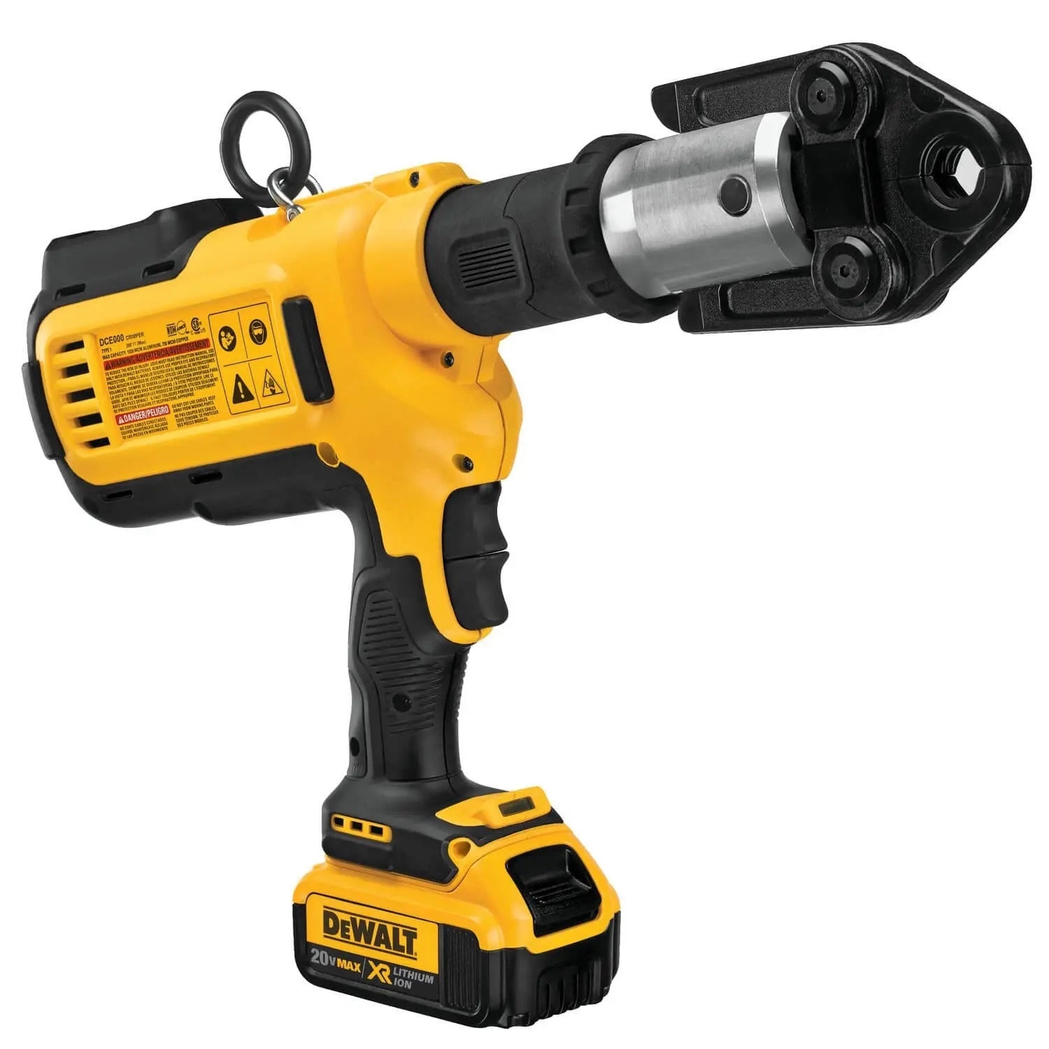 DEWALT DCE200M2 20V Max Cordless Pipe Crimping Tool Kit with Battery - Professional Plumbing & HVAC Installation Tool for PEX, Copper & Stainless Steel Pipes